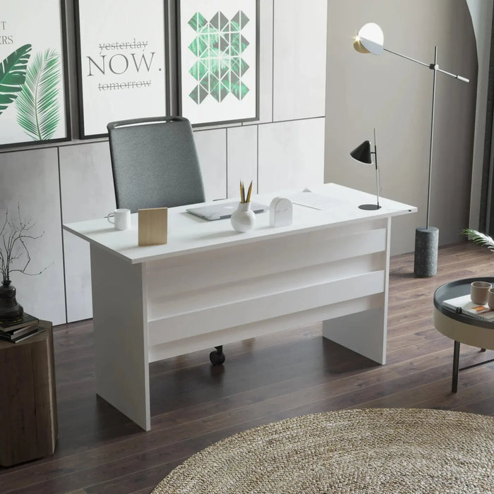 AeroLine Modern Office Desk-White