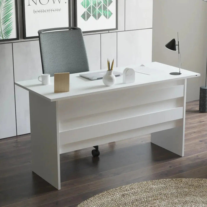 AeroLine Modern Office Desk-White
