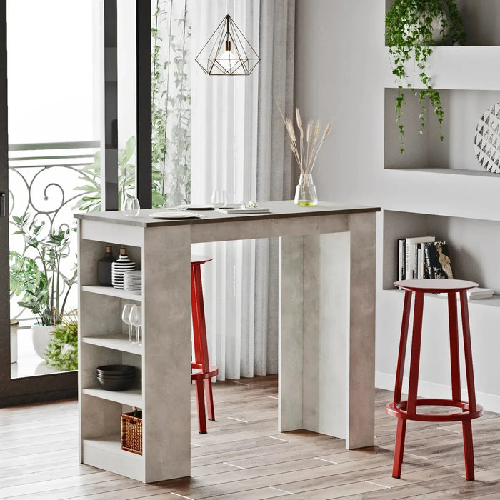 BistroBar Table, Concrete - Stone