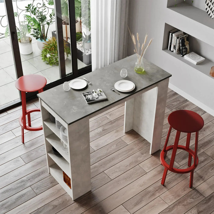 BistroBar Table, Concrete - Stone