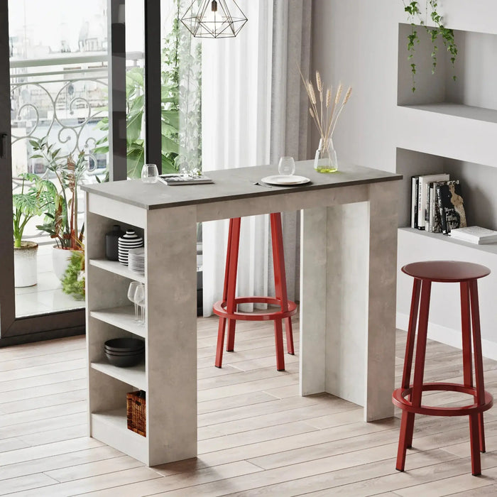 BistroBar Table, Concrete - Stone