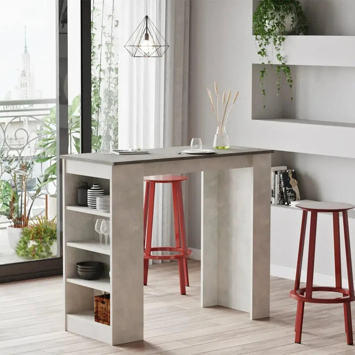 BistroBar Table, Concrete - Stone