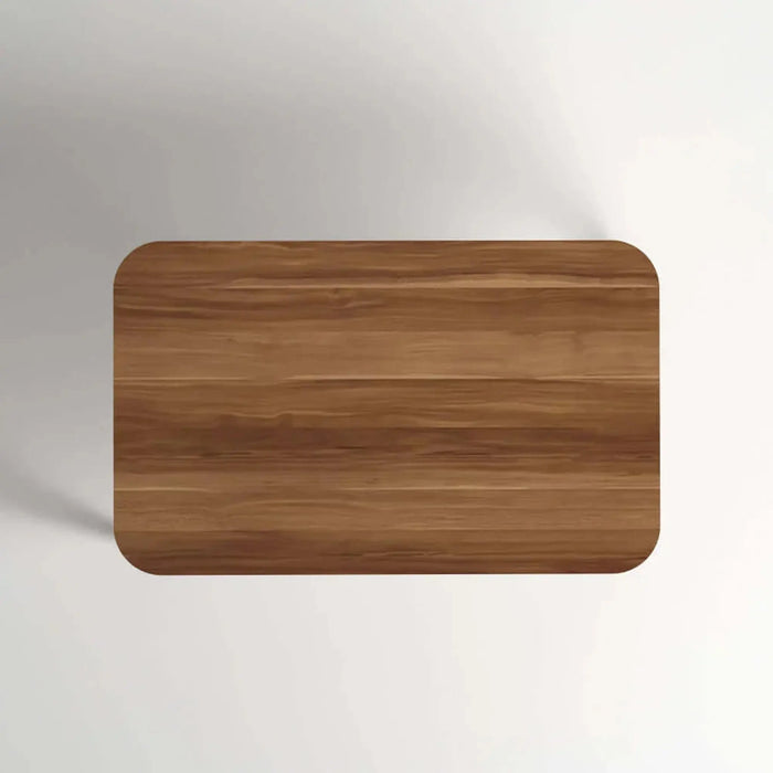 Centre Coffee Table for Living Room | Modern Design Centre Coffee Table with with Wooden legs - Walnut