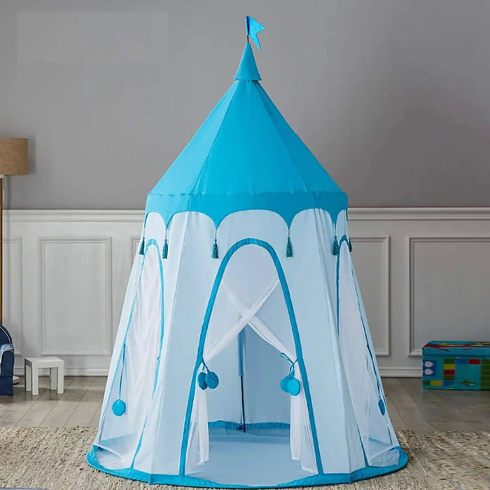 Childrens Play House Tent | Durable Kids Play house for Indoor or Outdoor Activity - Blue