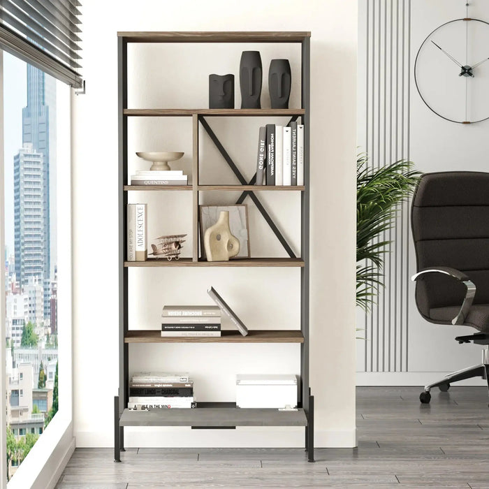 Concretea Bookshelf, Cura - Concrete - Anthracite