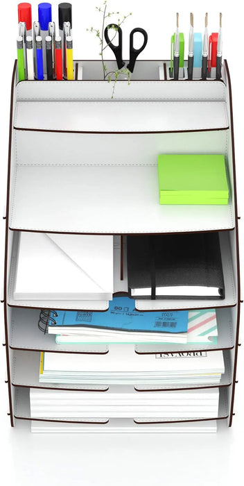 Cosmo Organizer Large 33 x 26 x 32 CM, 2.9kg “ White | Stylish Storage Solution
