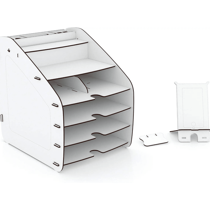 Cosmo Organizer Large 33 x 26 x 32 CM, 2.9kg “ White | Stylish Storage Solution
