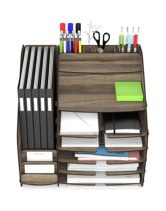 Cosmo Organizer X-Large 33 x 32 x 36 cm “ Walnut | Stylish Storage Solution