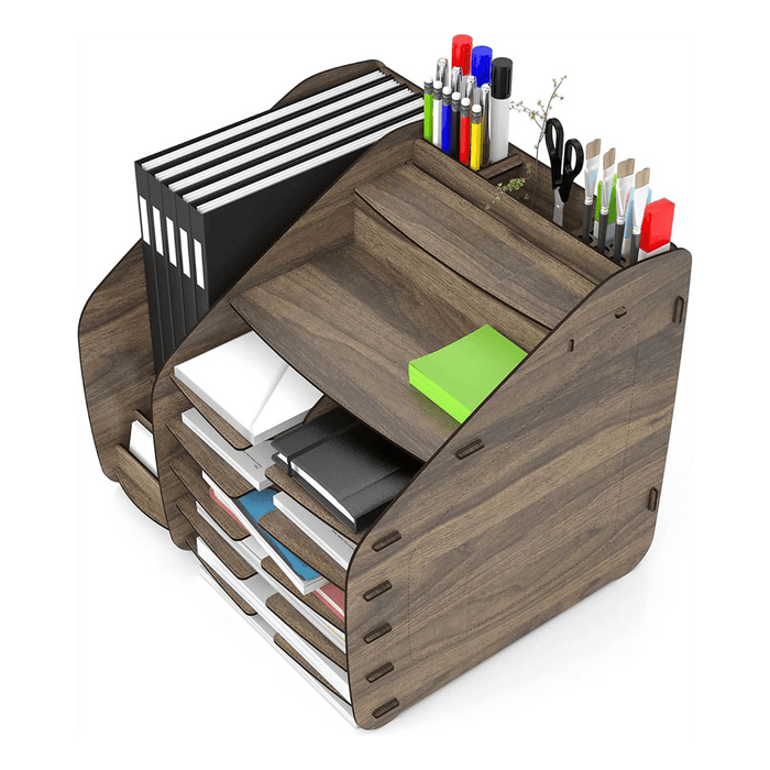 Cosmo Organizer X-Large 33 x 32 x 36 cm “ Walnut | Stylish Storage Solution