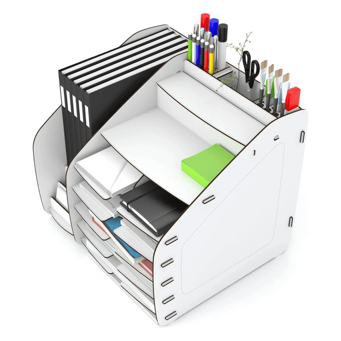 Cosmo Organizer X-Large 33 x 32 x 36 cm White | Stylish Storage Solution