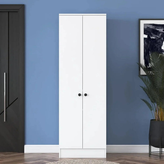 Elegance Tall Shoe Storage Cabinet White