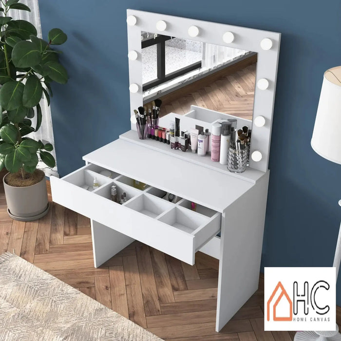 GlowStage Vanity Compact LED Mirror Design