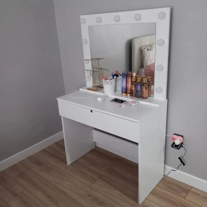 GlowStage Vanity Compact LED Mirror Design