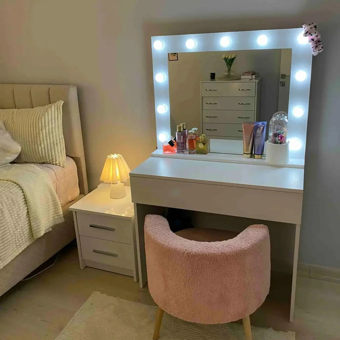 GlowStage Vanity Compact LED Mirror Design
