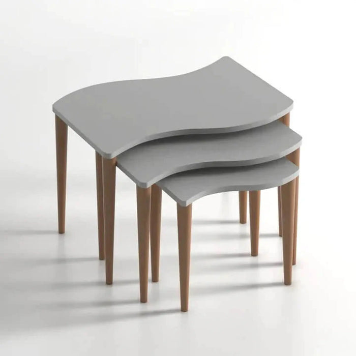 Gofrato Nest of Coffee Table for Living Room - Stacking End Table