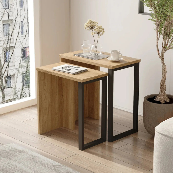 Lunar Edge Coffee Table 2 set, Sepet