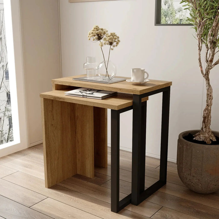Lunar Edge Coffee Table 2 set, Sepet