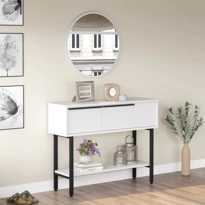 Lunar Edge Console, White