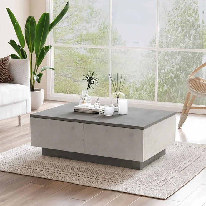 Luvio Coffee Table Concrete - Stone Finish