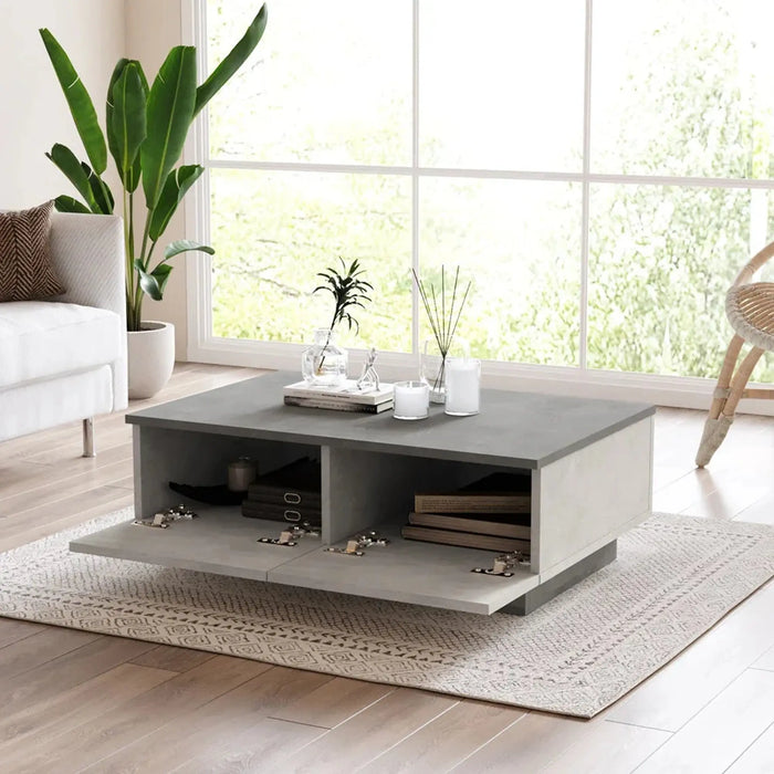 Luvio Coffee Table Concrete - Stone Finish