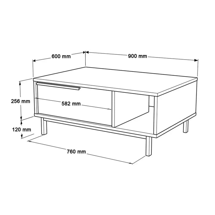 Ocean Coffee Table Oak