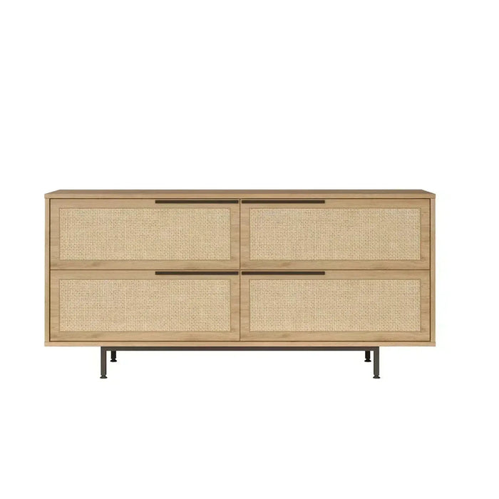 Ocean Console Table Side Board Oak
