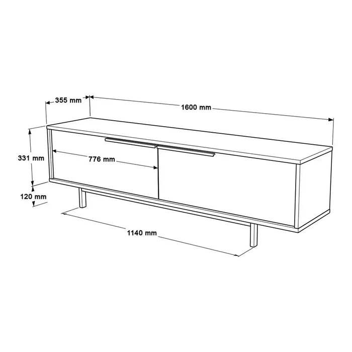 Ocean TV Unit Oak