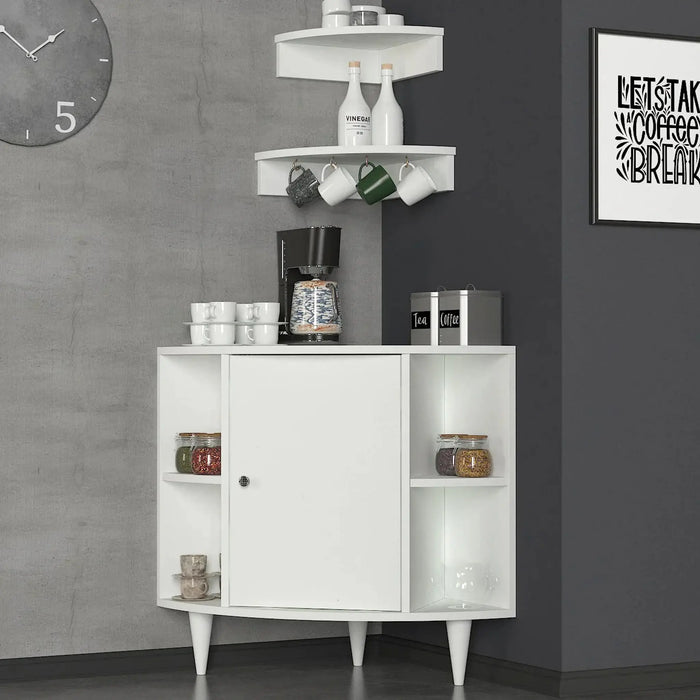 Roxy Coffee Corner Cabinet White