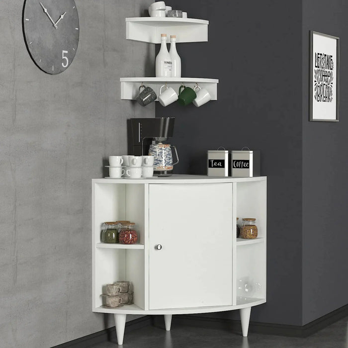 Roxy Coffee Corner Cabinet White