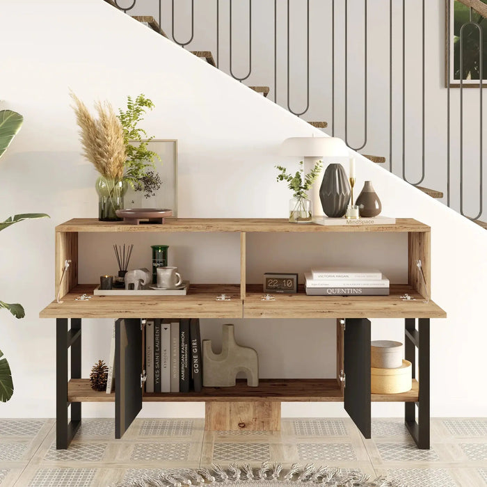 Royal Enter Way table with Storage, Pine