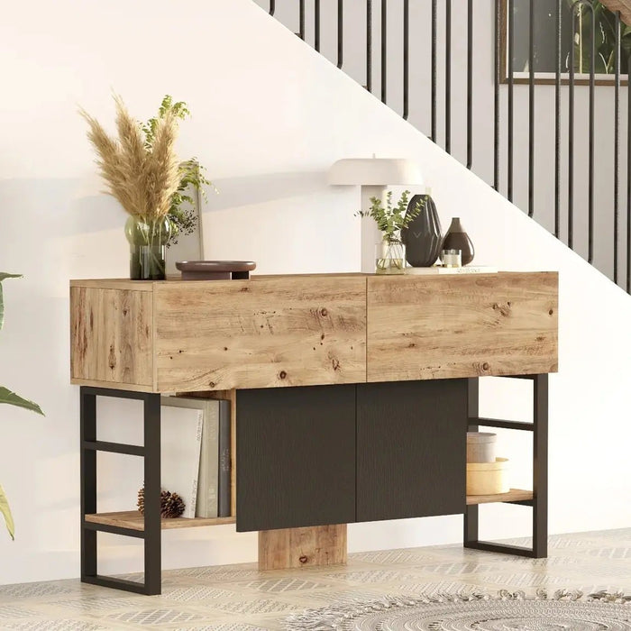 Royal Enter Way table with Storage, Pine
