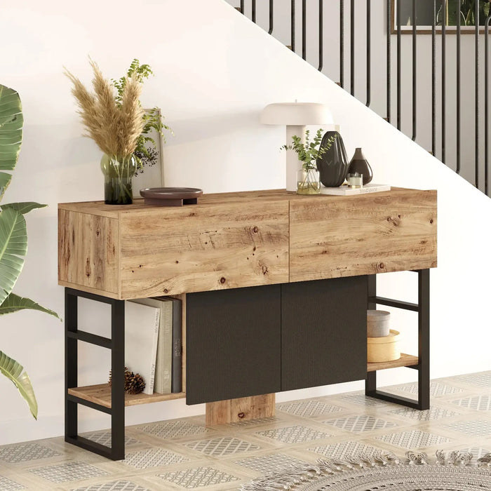 Royal Enter Way table with Storage, Pine