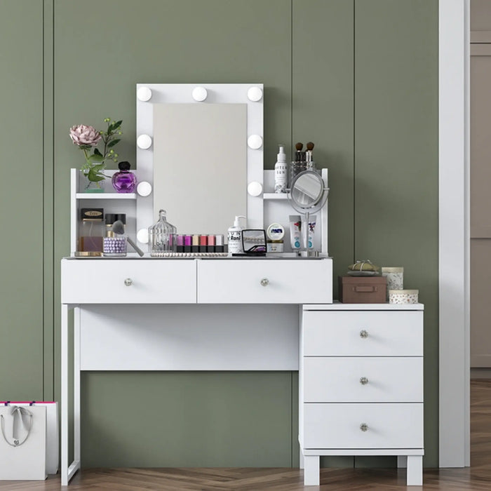 Serenity Luxe Vanity Hollywood LED Mirror + Storage