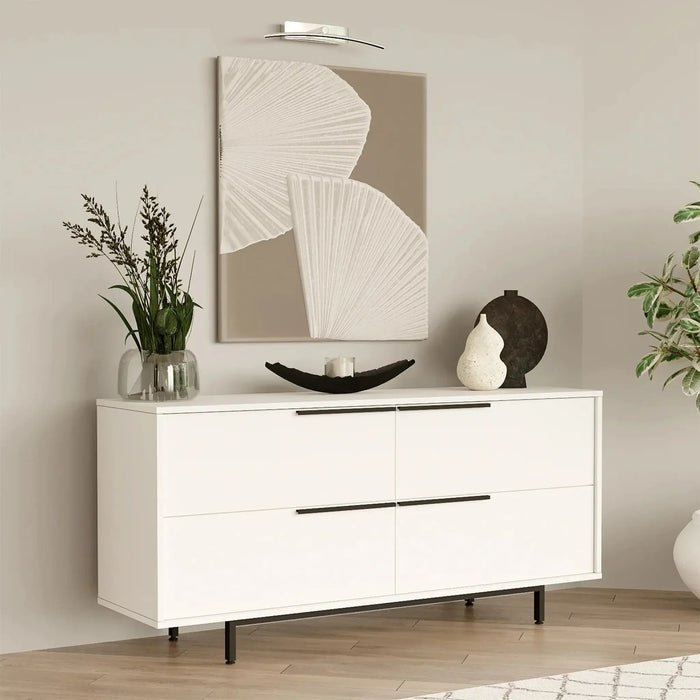 Snowveil Console, White