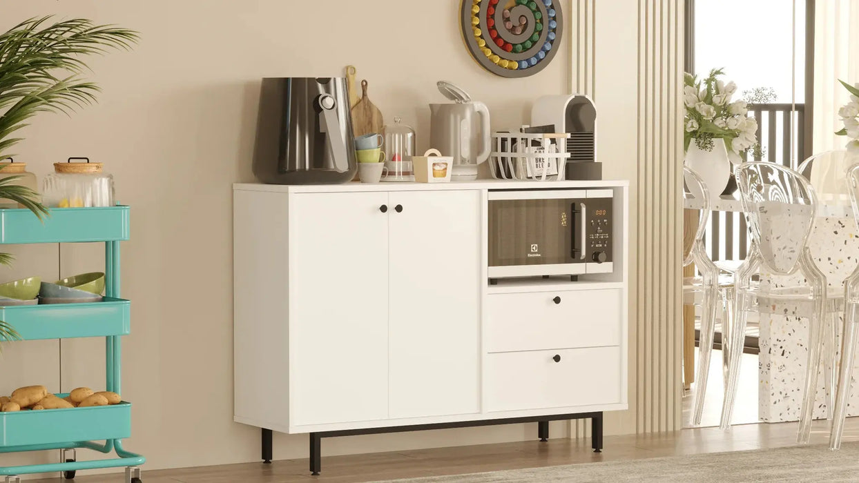 Whitehaven Storage Cabinet with Shelves & Drawers | Pantry & Appliance Organizer - Large