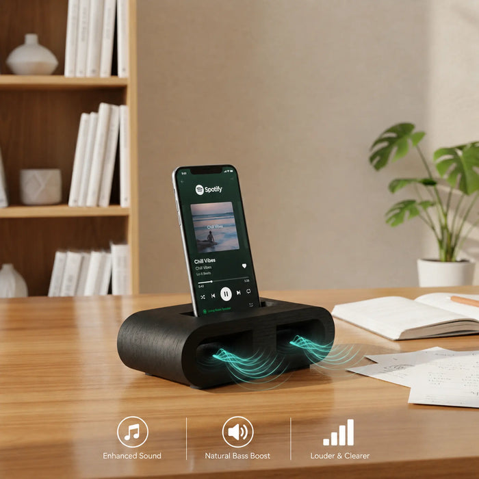 Adel Natural Sound Amplifying Mobile Stand Ð Black