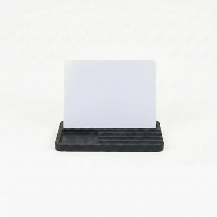 Adel Wooden Ipad Stand With Slots, Small - Black