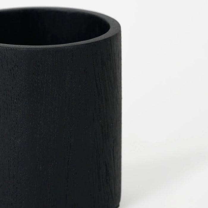 Adel Wooden Pen Holder - Black