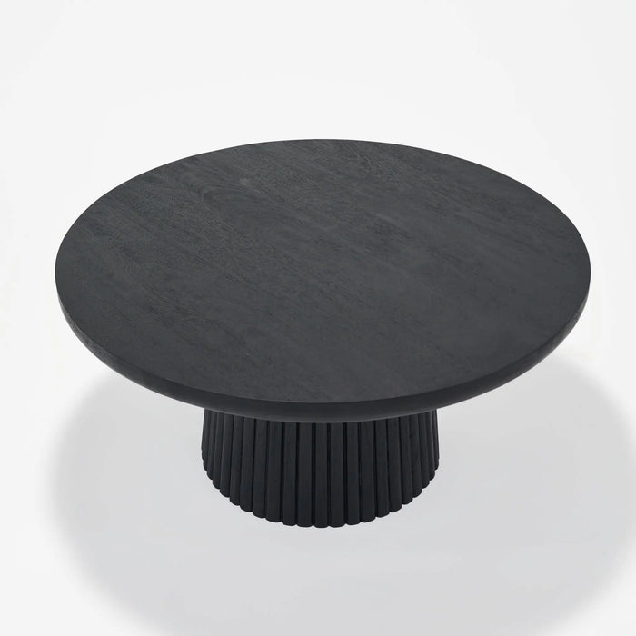 Agnus Coffee And Side Table, Set of 3 - Black