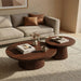 Agnus Coffee And Side Table, Set of 3 - Walnut Homelves