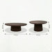 Agnus Coffee And Side Table, Set of 3 - Walnut Homelves