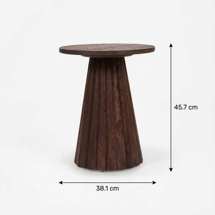 Agnus Coffee And Side Table, Set of 3 - Walnut Homelves