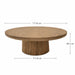 Agnus Coffee Table, Large - Natural Homelves
