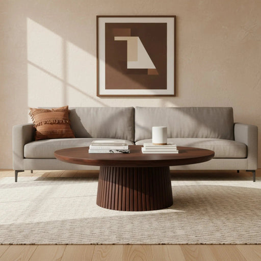 Agnus Coffee Table, Large - Walnut Homelves