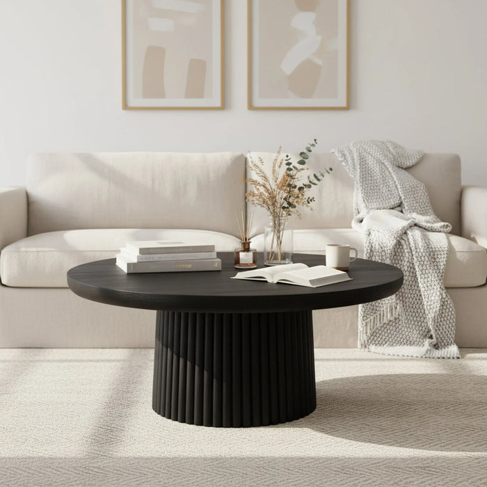 Agnus Coffee Table, Medium - Black