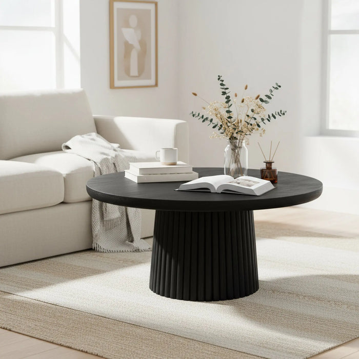 Agnus Coffee Table, Medium - Black