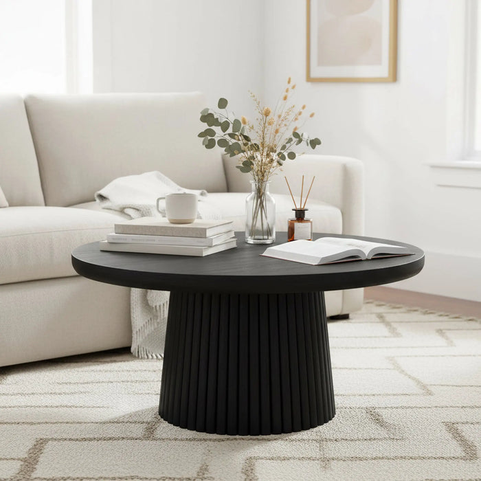 Agnus Coffee Table, Medium - Black