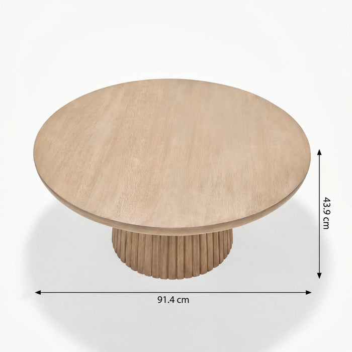 Agnus Coffee Table, Medium - Natural