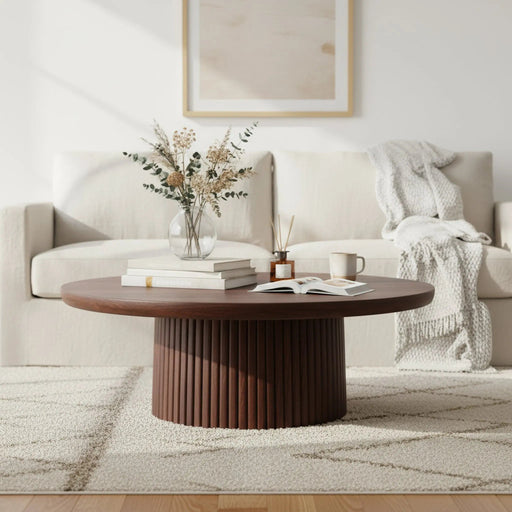 Agnus Coffee Table, Medium - Walnut Homelves