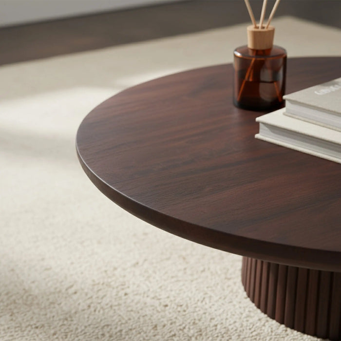 Agnus Coffee Table, Medium - Walnut